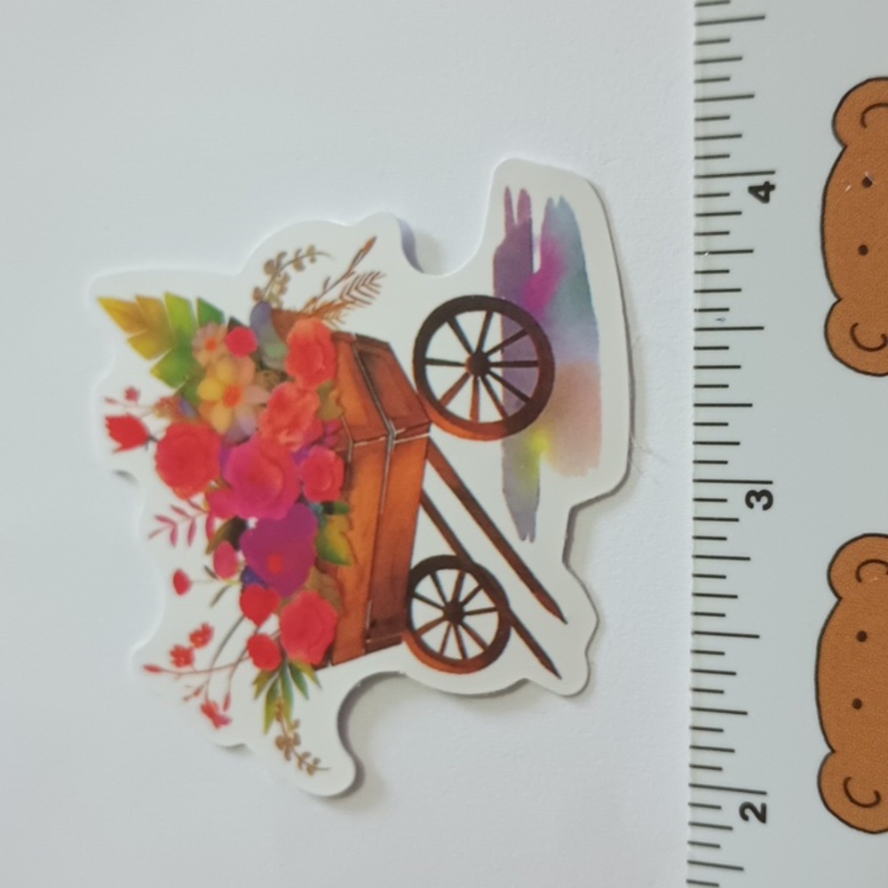 10/$10 Inspirational Home Boho Victorian Floral Garden Flowers Sticker Decal